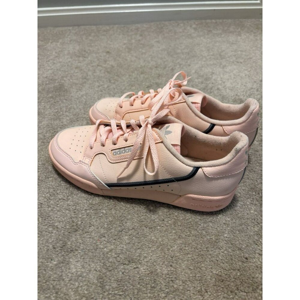 Adidas Womens Originals Continental F97508 coral  Lace Up Shoes Size M 6.5 W8.5 - Picture 3 of 7